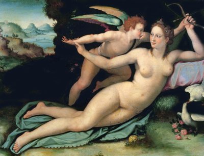 Venus y Cupido de Alessandro Allori